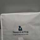 Mr. Sandman Weighted Blanket 7LBS 41 x 60 Inches, Minky Dots Heavy Blanket with Glass Beads, Soft and Cooling for School and Home, Grey