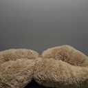 Nobleza Dog Beds for Medium Dogs, Washable Soft Round Fluffy Donut Self Warming Cat Bed, Anti-Anxiety Cuddler Dog Calming Bed for Indoor Snoozer & Snuggle, 30" x 30" x 8", Cashmere