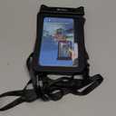 Niveaya Double Space Waterproof Phone Pouch (2-Pack) - IPX8 Phone Case Dry Bag for Beach, Kayak, Cruise Travel Essentials - Compatible with iPhone 17/16/15/14 Pro Max Galaxy S25/S24 Ultra (up to 8.3") (Black+ Black)