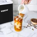 Igloo Premium Self-Cleaning Countertop Ice Maker Machine, Handled Portable Ice Maker, Produces 26 lbs. in 24 hrs. with Ice Cubes Ready in 6-8 Minutes, Comes with Ice Scoop and Basket