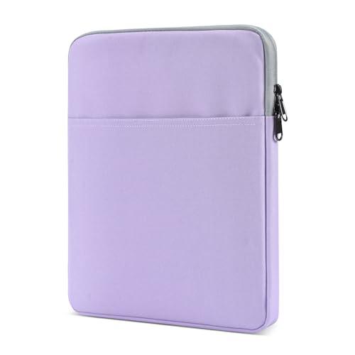 11 Inch Tablet Sleeve for iPad Pro M5 M4 & Air M3 M2, iPad A16, Galaxy Tab A9+/ A9+ Plus, Air 5/4/3 Case Bag, Purple