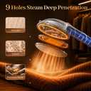 Steamer for Clothes,1800W Professional Clothes Steamer | Rotating Iron Board, 30S Heat, 2L Water Tank, Adjustable Dual Rods, 10 Fabric Modes, Leak-Proof for Luxury Fabrics