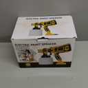 Paint Sprayer Indoor Outdoor, 1000W Electric Handheld HVLP Spray Paint Gun with 3 Patterns 6 Nozzles, Easy to Clean & Use, Stain Sprayer for House Painting, Furniture, Cabinets, Walls, Doors, Fences