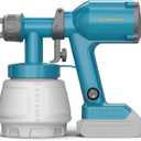 Tilswall Cordless Paint Sprayer Compatible with Dewalt 20V Battery (Battery Not Included), Portable Spray Paint Gun with 33.8 fl oz Container, 3 Spray Modes for House Fence Wall Wood Furniture
