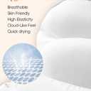 Full Body Bath Pillow for Bathtub, Thick Luxury Bathtub Cushion with Movable Lumbar Support and Laundry Bag, Bathtub Pillows for Head, Neck and Back Support, Bathtub Accessories for Women Spa Gift