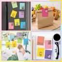 Eersida 48 Pcs Staff Employee Appreciation Gifts Bulk Christmas Animals Sticky Notes 30 Sheets of Each and 24 Pens with Organza Bags Christmas Appreciation Gifts Supplies for Office Coworker Employee