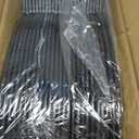 Ergonomic Curved Plastic Hangers 50pack - No Shoulder Bump Design, Non-Slip Grip for Delicate Fabrics, Heavy Duty Clothes Hangers, Holds Up to 11lbs - Ideal for Silk, Coats & Winter Wear(Black)