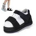 Shoe Balancer Shoe Lift for use with Walking Boot, Height Leveler for Leg Length Adjustments, Shoes Leveler Shoes Riser for Men & Women (Medium)