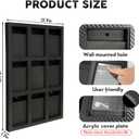 Graded Card Display with Acrylic Dust-Proof Cover,Psa Slab Display/Guard