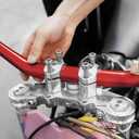 RUTU 28mm 1-1/8"Fat Handlebars Motorcycle Handlebars for Dirt Pit Bike CRF CR YZ WR KX KLX RM RMZ RMX DRZ Red