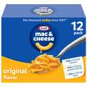 Kraft Mac and Cheese, 12 Boxes, for Easy Dinner or Dinner Sides, Original Flavor, No Artificial Flavors, Preservatives or Dyes, 7.25 oz, BB Date 06/21/2026