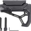Cheek Height Raiseable Fixed Stock - Black - Gen II