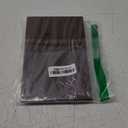 Dark Brown Solid Cherrywood Pedestal, Rectangular Wood Display Base with Bevel, Vintage Decor Wooden Riser for Display (9" x 6" x 7/8")