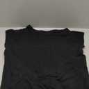 Saodimallsu Womens Off One Shoulder Sweater Tops Summer Short Sleeve Casual Loose Knit Trendy Going Out Tops (Large, Black)