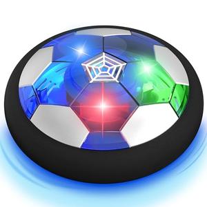 Hover Soccer Ball Boy Toy, Air Powered Floating Hover Soccers with LED Light, Kids Training Soccer Ball Indoor Outdoor Game, Birthday Gifts for Age 3 4 5 6 7 8-10 Years Old Boys Girls