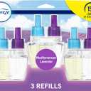 Febreze Plug in Air Fresheners, Mediterranean Lavender, Odor Eliminator for Strong Odors, Scented Oil Refill (0.87 Fl Oz (Pack of 3))