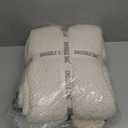 Snuggle Sac Buttery Ivory Throw Blanket for Couch, Reversible Super Soft Knitted Blankets, Warm Cozy Knit Fuzzy Plush Lightweight Throws Dupes for Sofa, Bed, Picnic, Ivory, 50 x 60 inches