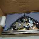 CasaCulina Appliance Dolly Cart, Mini Fridge Stand Furniture Dolly with 4 Twin Locking Wheels, Adjustable Furniture Mover Mobile Roller Base for Washing Machine, Dryer, Refrigerator, Laundry Pedestal