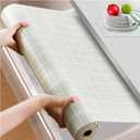 Beautysaid Shelf and Drawer Liner for Kitchen Cabinet, Non Adhesive Non Slip Shelf Paper Waterproof Washable Thickened for Dresser Pantry Shelve Bathroom Protector Liner(Light Green,12 in x 10 FT)