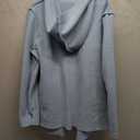 Blue Jacket With Hood, 90% Polyester Fiber 10% Elastane, M/L