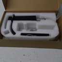 GENBONS Black Bathroom Faucet Waterfall Single Handle Bathroom Sink Faucet with Pop-up Drain, Bathroom Faucet One Hole or 3 Hole with Deck Plate