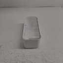 Socks Underwear Drawer Organizer, 5 Cell Compartments Acrylic Wall Mount Storage Boxes, Self-Adhesive Switchable Drawer Organizer for Socks, Lingerie, Ties, Cosmetic, Kitchen Spice(White)