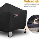 Kingkong 7152 Grill Cover for Weber Performer Charcoal Grills, 22-Inch (Compared to Weber 7152) including Stainless Steel Brush and Tongs, Black