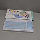 Bluetooth Keyboard and Mouse Combo, Qwert Layout Universal Ultra-Slim Wireless Keyboard Mouse Set for Android Windows iPad iPhone Samsung Tablet Portable Compact Keyboard Set, Light Blue