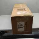 Goplus 4 FT Christmas Tree Pre-Lit Tabletop Artificial Entrance Tree with 60 Led Lights, Gold Urn Base, Pine Cones and Red Berries (4 FT Led Light)