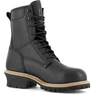 Frye mens The Safety-crafted Logger Boot (6.5, Black)