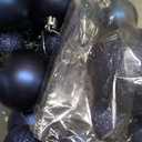 Christmas Ball Ornaments for Christmas Decorations - 41 Pieces Xmas Tree Blue Shatterproof Ball Ornaments with Hanging Loop for Holiday and Party Decoration