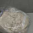 PrinceDeco Velvet Plush Couch Cover Stretch 2 Piece Chair Cover Chair Slipcover Washable Furniture Protector Couch Soft with Elastic Bottom Armchair Cover Width Up to 49 Inch(Small, Ivory)