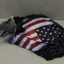 GePrint Classic American Flag Car Seat Covers Front and Rear Bench Protector Full Set Universal Fit Durable W