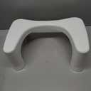 Squatty Potty Simple Curve Bathroom Toilet Stool 7" White