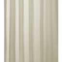 Zenna Home Water Repellent Shower Curtain Liner, Soft Microfiber Fabric Shower Liner or Curtain for Bathroom, Bone Colored, Machine Washable, with Weighted Hem, 70 x 72 Inch