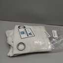 H.VERSAILTEX Curtains 96 inches Long Linen Curtains/Natural Linen Blended Sheer Curtain/Panels/Drapes for Living Room, Home Decorative Privacy Window Treatment Nickel Grommets, Natural