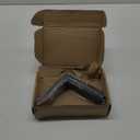 4 Pack - L 6" x H 6" x W1.5, 5mm Thick Black L Shelf Bracket, Iron Shelf Brackets, Metal Shelf Brackets, Floating Shelf, Shelf Supports with Screws