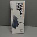 14.6 Silicone Faucet Mat For Kitchen Sink, Kitchen Sink Splash Guard Behind Faucet, Kitchen Faucet Mat For Kitchen Sink, Kitchen Sink Faucet Mat Splash Guard and Sink Water Splash Guard (Gray) (14.6" x 5.7")