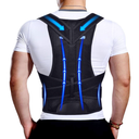 Back Brace Posture Corrector for Men & Women, Upgraded Full Back Support with Adjustable Shoulder Straightener and Waist Support Straps, Breathable Back Brace for Office Work, Long Sitting & Daily Wear, Comfortable Posture Support for Upper & Lower B