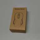 Trueque Wireless Mouse, 2.4G Ergonomic Computer Mouse with USB Receiver, 3 DPI Levels, 6 Buttons, Portable Optical Mice for Laptop, PC, Desktop, MacBook, Notebook, Office Work (Gray, 1 Pack)