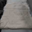 Faux Fur Rug Sheepskin Shag Fluffy Fuzzy White 2x6 ft Runner Rugs for Bedroom Bedside Bed Floor Living Room Plush High-Density Cushion Carpet Super Sofa Cover