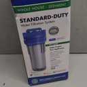 Culligan HF-360A Standard Duty 3/4" Inlet/Outlet Whole House Filtration System, Clear
