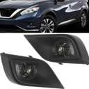 labwork 1 Pair Fog Lights Assembly Replacement for 2015-2018 Nissan Murano Clear Lens with Bulbs Fog Light Covers Harness Switch Kit Driving Fog Lights Lamps Driver and Passenger Side