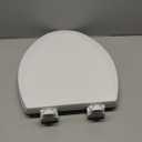 Bemis 1500EC 390 Lift-Off Wood Elongated Toilet Seat, Cotton White (Pack of 1)