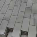 SUNWINGS 100-Sheet Subway Peel and Stick Backsplash Tile, 6" x 3" Green Mixed Stone Composite Handmade Looks Self Adhesive Waterproof Wall Tile, Stick on Tiles for Kitchen Bathroom Shower Fireplace