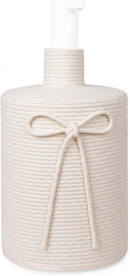 5 GAL Water Jug Cover Woven Jute Bottle Sleeve Decorative Sleeve with Bow