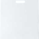 100 Clear Plastic Merchandise Bags With Handles 9"x12" 1.25Mil Thick Glossy Retail Shopping Bag for Small Business, Boutique, Clothing, Trade Show, and Gifts