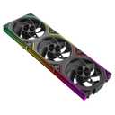 Jungle Leopard Interstellar V2RS X3 120mm PC ARGB Computer Case Fans|Infinity Mirror|Daisy-Chain|4 PIN PWM 1850RPM(Black Reverse Triple_Pack)