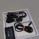 eSynic Professional eARC/ARC to Optical Audio Extractor [Only Work For HDTV ARC/eARC Interface] Portable 192KHZ eARC/ARC Audio to Optical Adapter-7ft Cable Long- From HDTV to Optical Soundbar [No CEC]