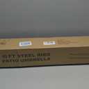 Outdoor Patio Umbrella, 8 Ribs Market Table Umbrella